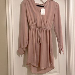 NWT Satin blush tone Nordstrom dress